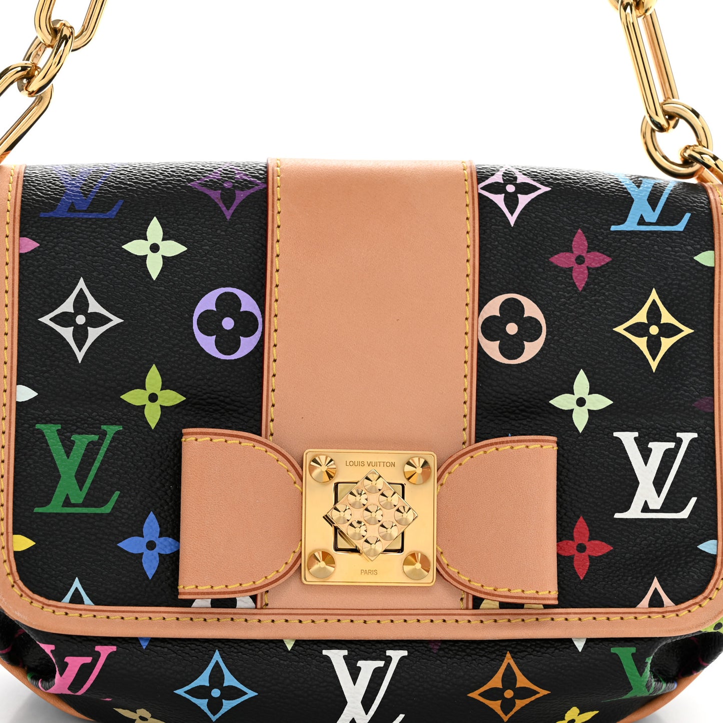 Monogram Multicolor Patti Black