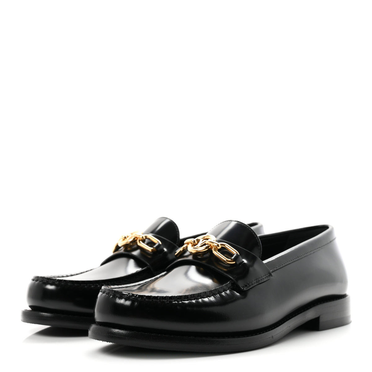 Louis Vuitton Lambskin Soho Flat Loafer 36.5 Black 4 of 9