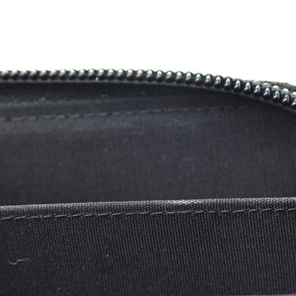 Chanel Caviar Quilted Boy Zip Around Coin Purse Wallet Black 8 of 9
