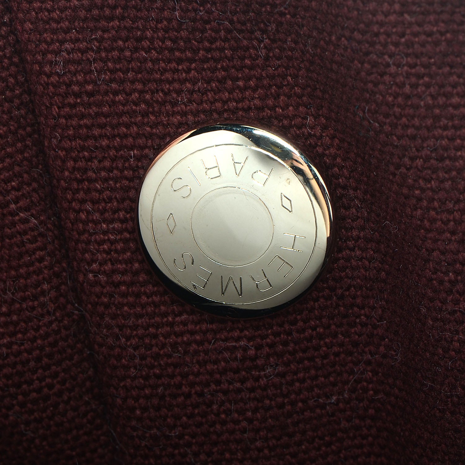 Hermes Taurillon Clemence Canvas Fourre Tout PM Rouge H 9 of 10