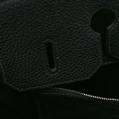 Hermes Taurillon Clemence Birkin 35 Black 10 of 22