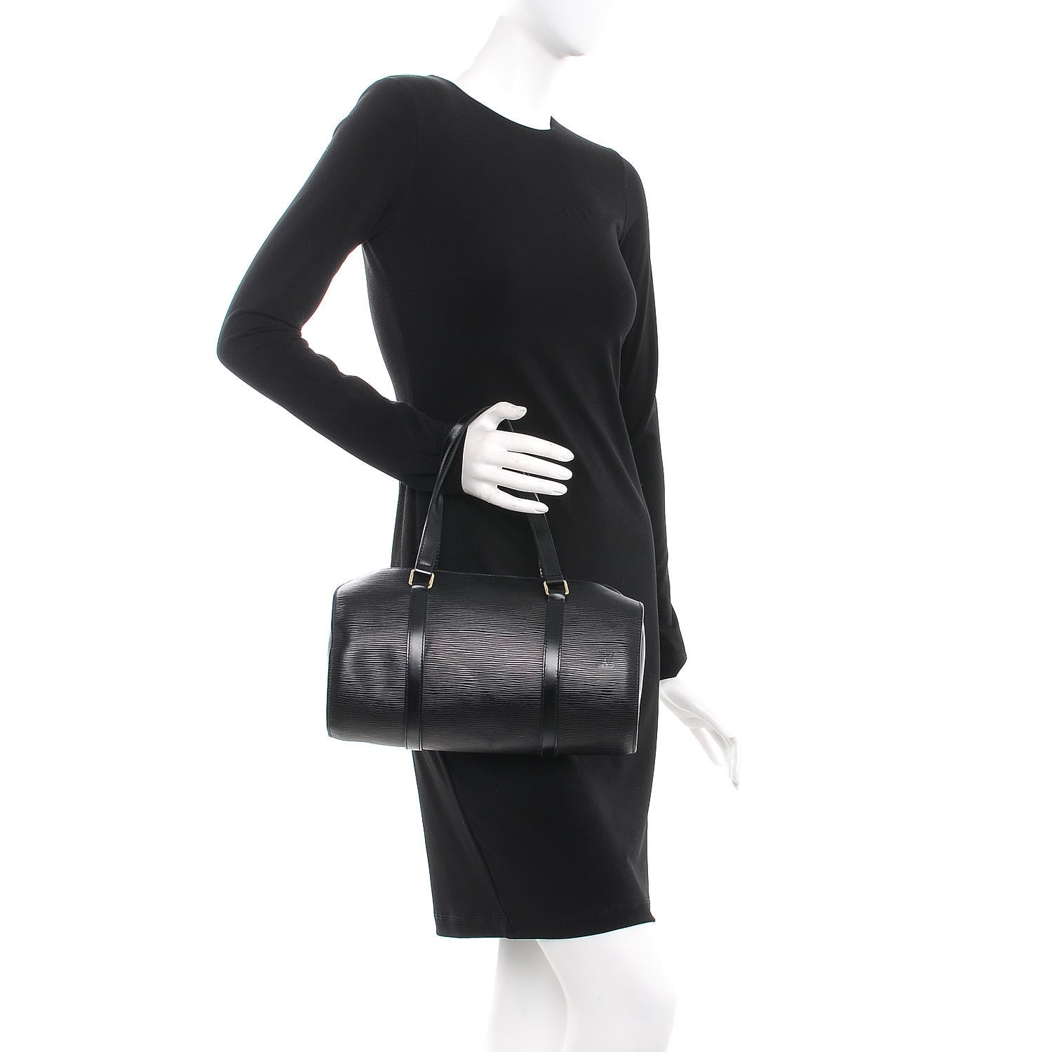 Louis Vuitton Epi Soufflot Black 2 of 12