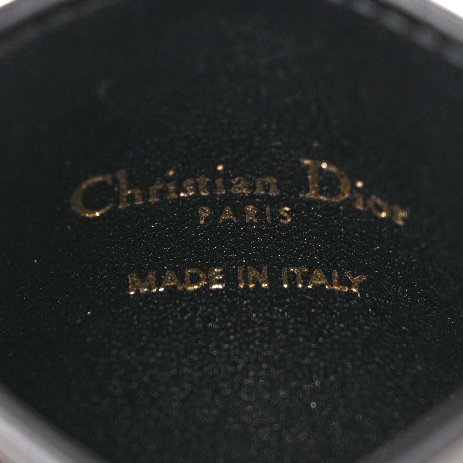 Christian Dior Supple Calfskin Cannage Caro Freesia Card Holder Black 6 of 8