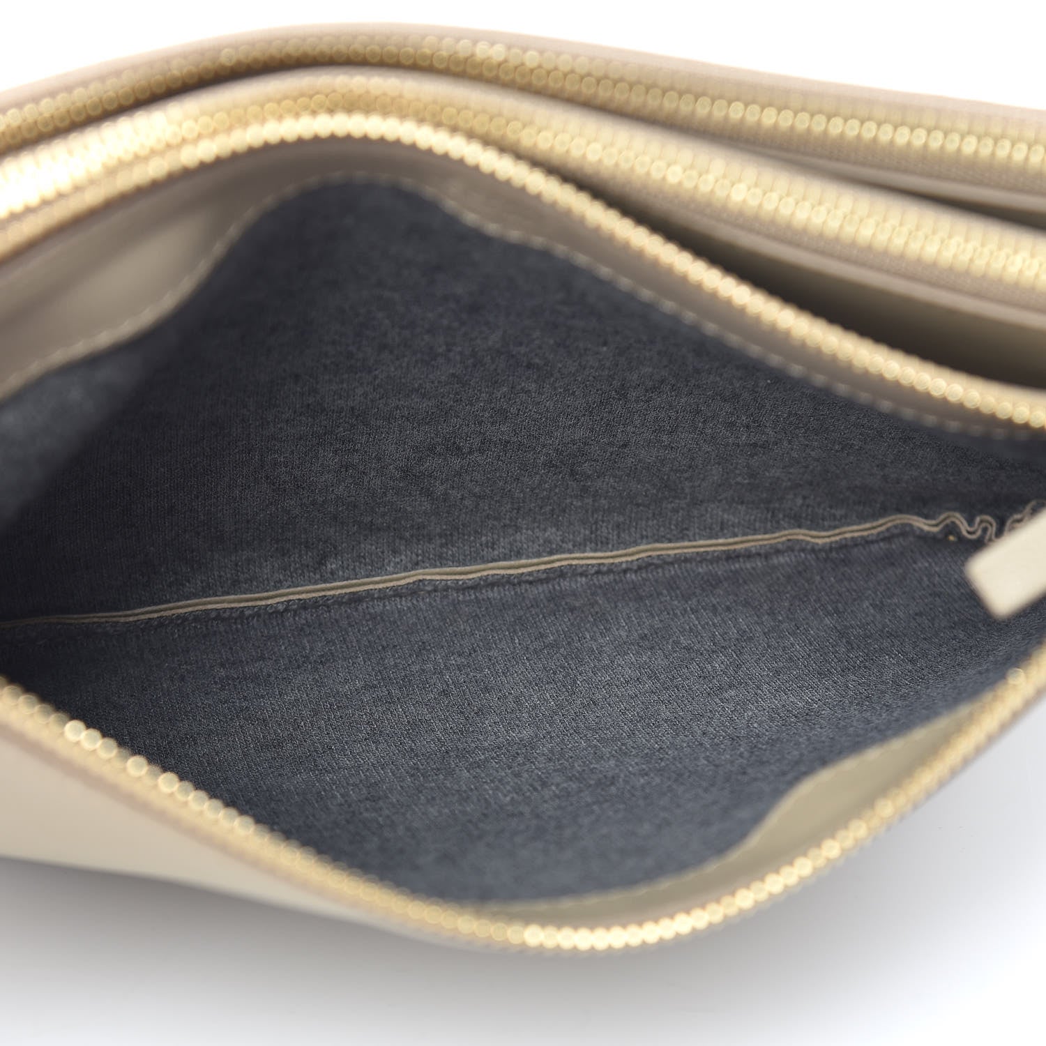 Celine Lambskin Large Trio Crossbody Bag Beige 7 of 10
