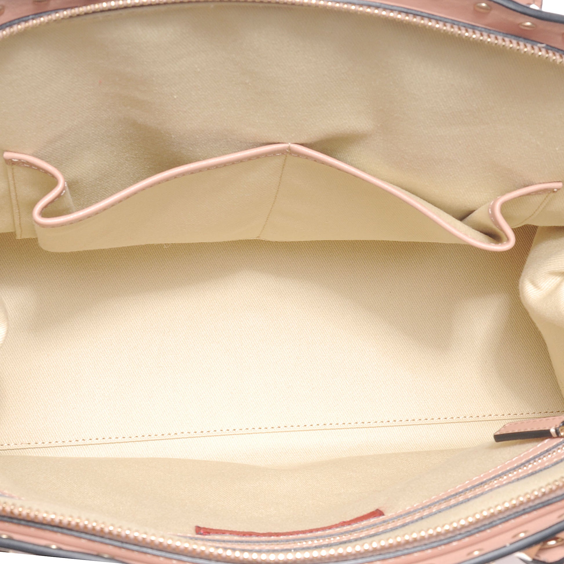 Valentino Garavani Vitello Rockstud Dome Shopper Soft Noisette 5 of 8