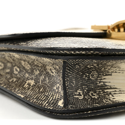 Celine Lizard Medium Classic Box Flap Bag Natural 8 of 12