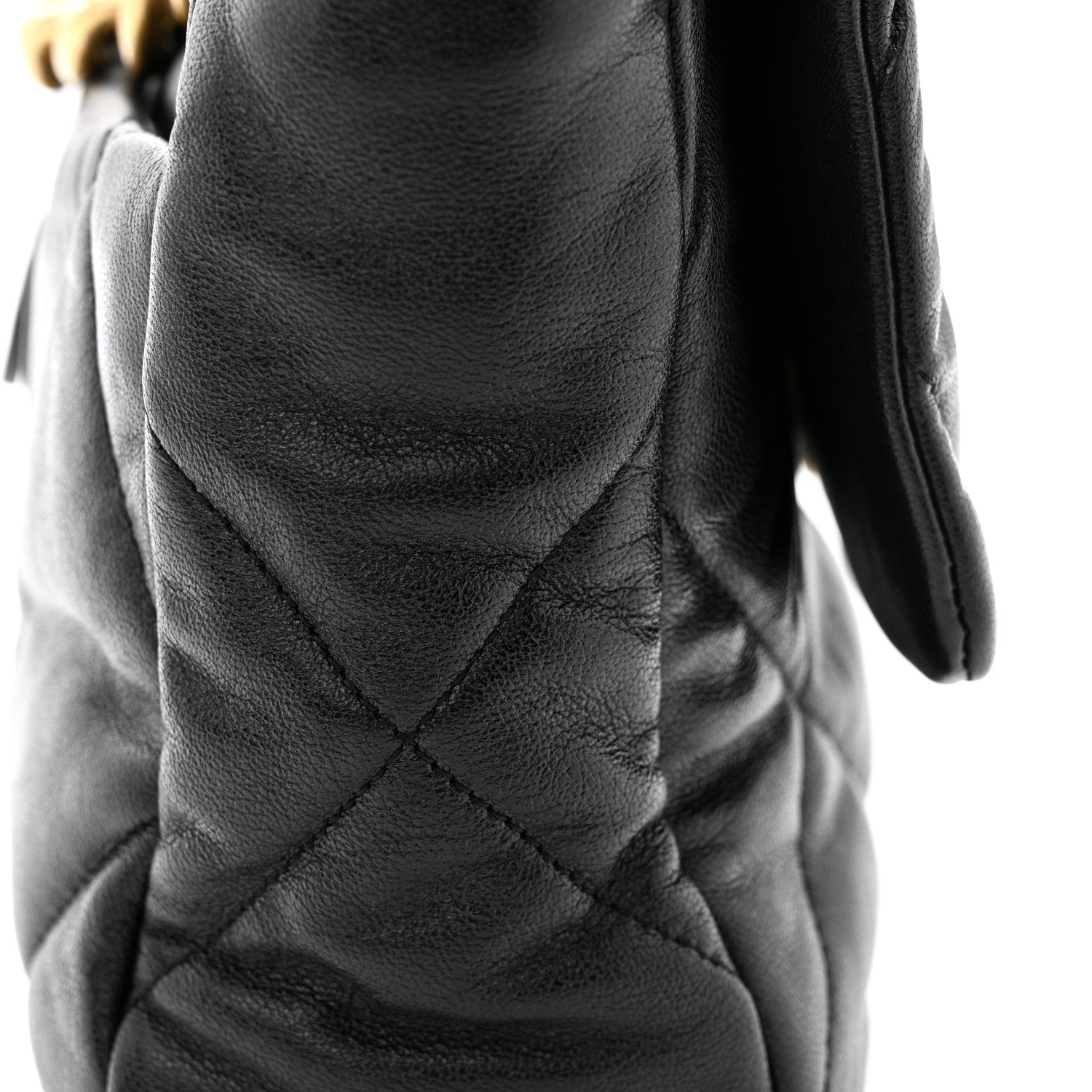 Chanel Lambskin Quilted Large Chanel 19 Flap Black 12 of 16