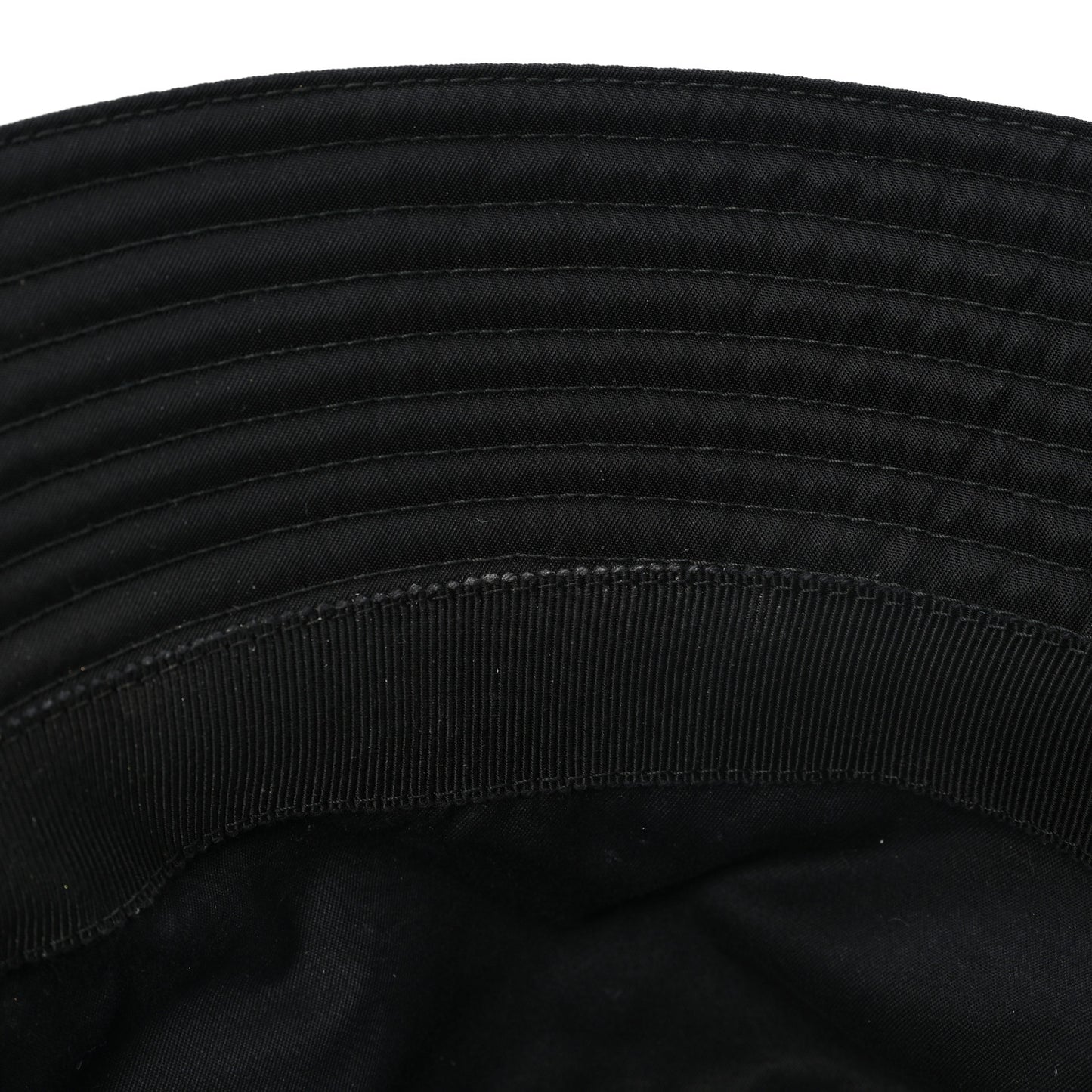 Re-Nylon Metal Triangle Logo Womens Bucket Hat XXL Black