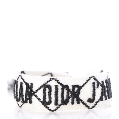 Christian Dior Woven Cotton J'Adior Friendship Bracelet Set 3 of 8