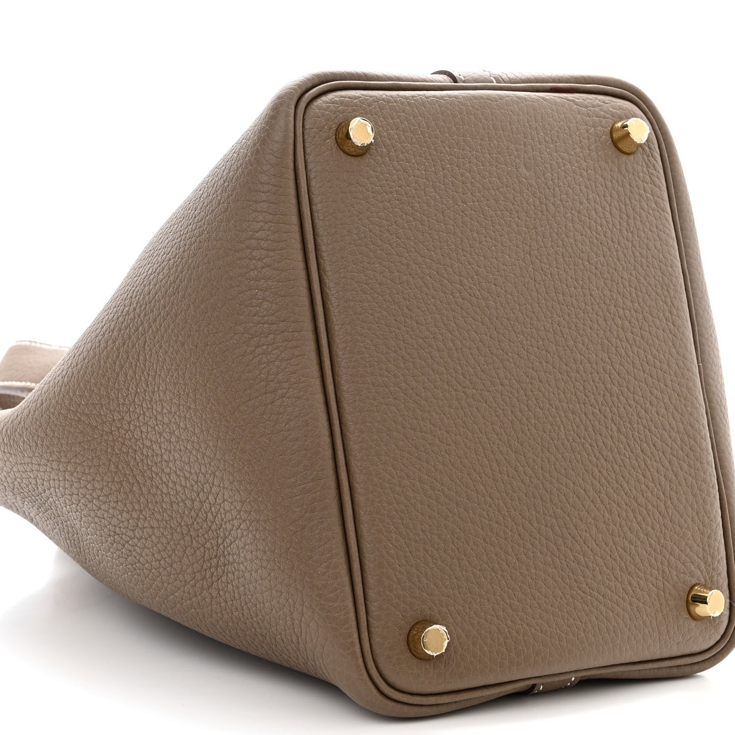 Hermes Taurillon Clemence Picotin Lock 18 PM Etoupe 9 of 11