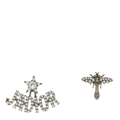 Christian Dior Palladium Crystal J'adior Earrings 1 of 6