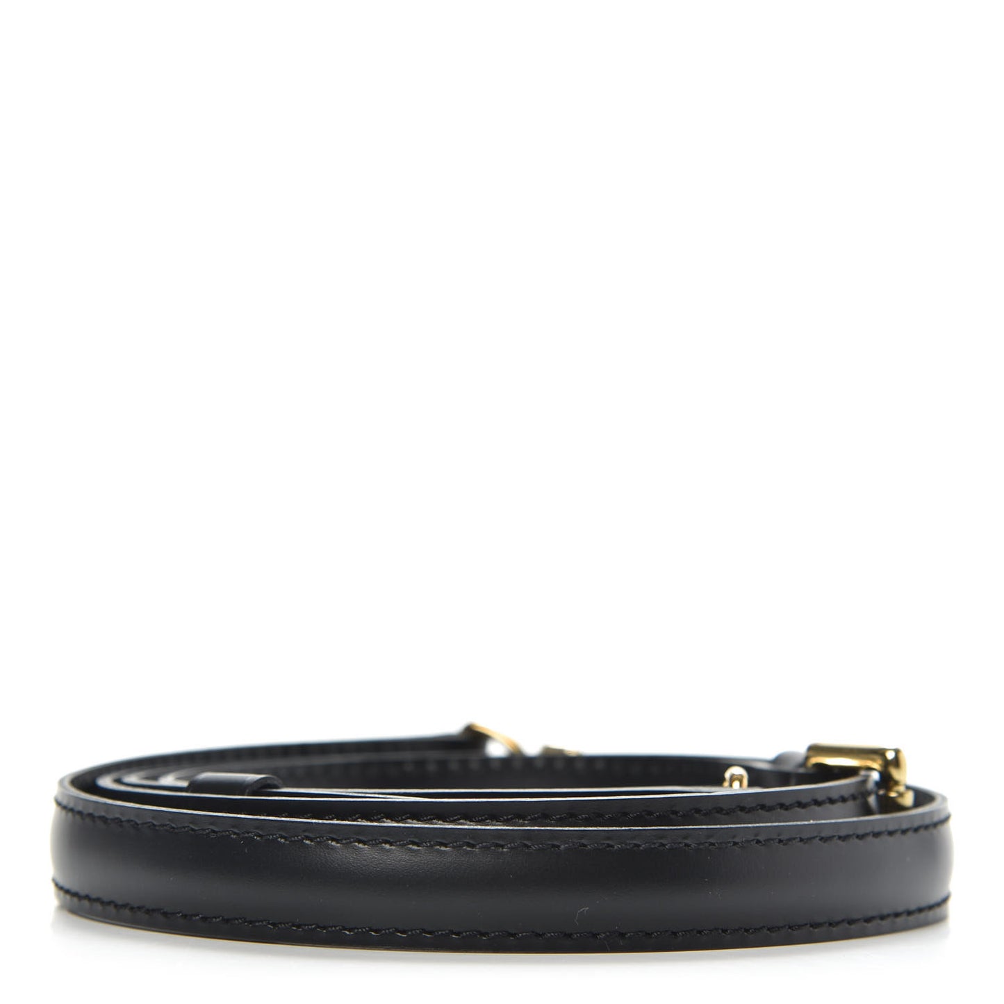 Calfskin 16mm Adjustable Shoulder Strap Black