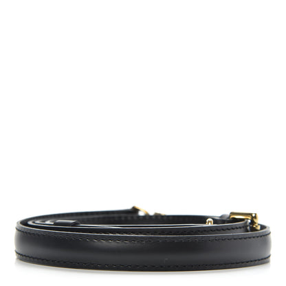 Louis Vuitton Calfskin 16mm Adjustable Shoulder Strap Black 2 of 3