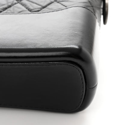 Chanel Aged Calfskin Quilted New Medium Gabrielle Hobo Black 12 of 13