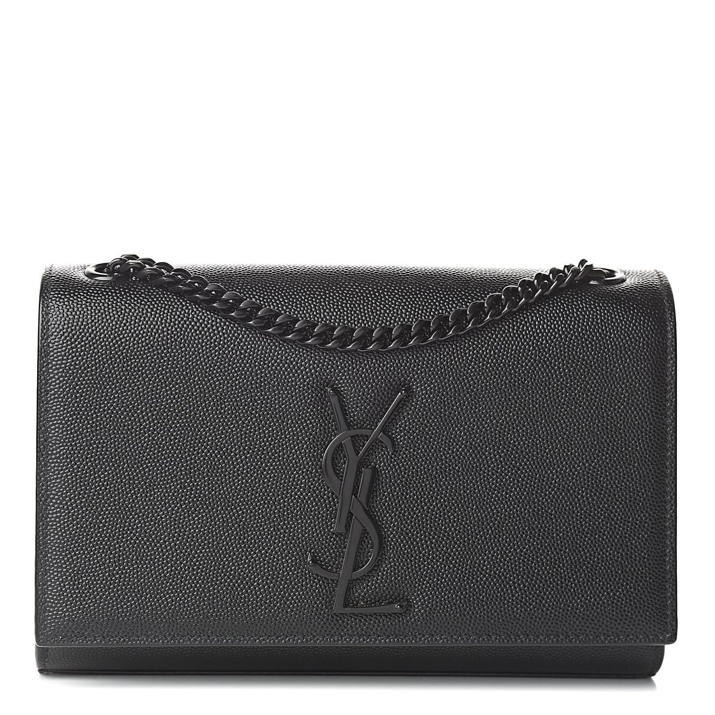 Grain De Poudre Small Monogram Kate Satchel Black