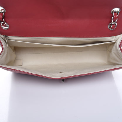 Chanel Calfskin Quilted In The Business Flap Dark Red 5 of 12