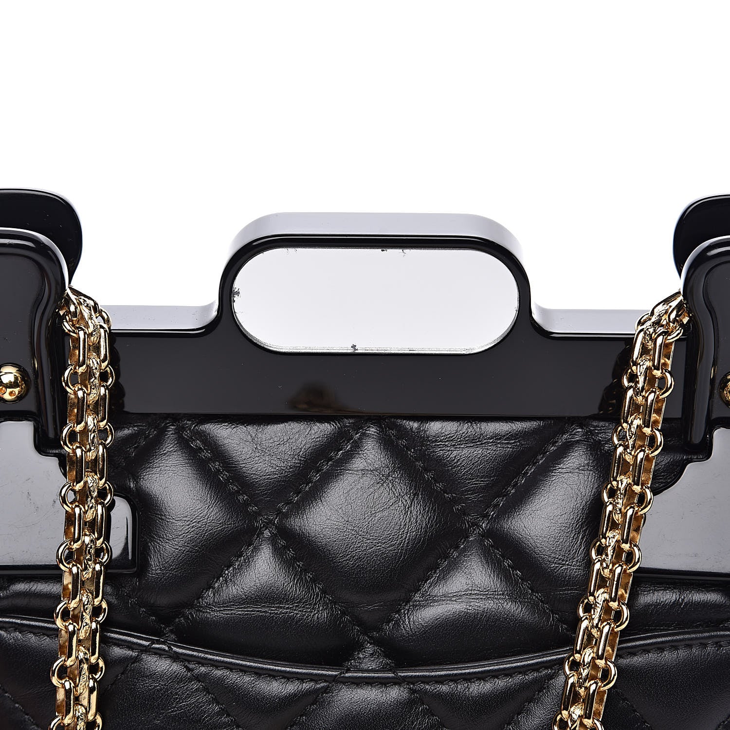 Chanel Aged Calfskin Quilted 2.55 Reissue Mini Hanger Flap Black 11 of 13