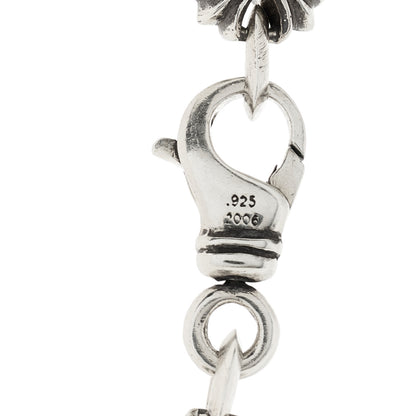 Chrome Hearts Sterling Silver Maltese Cross Link Necklace 4 of 5