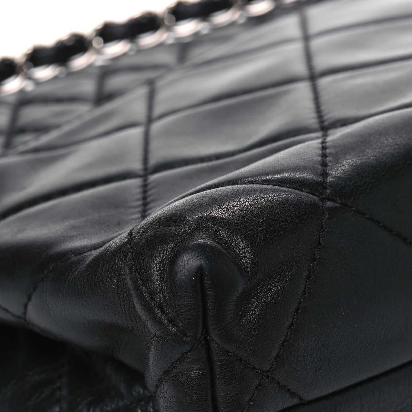 Calfskin Quilted In The Business Flap Bag Black