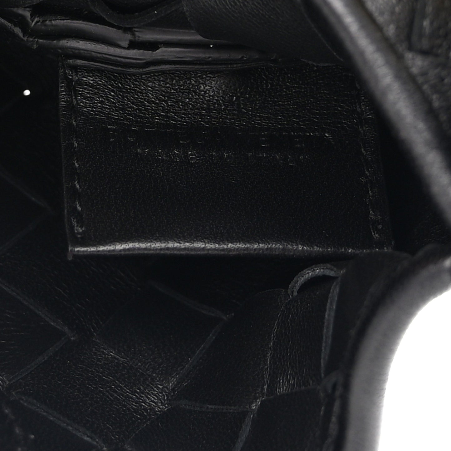 Nappa Intrecciato Mini Sardine Bag Black