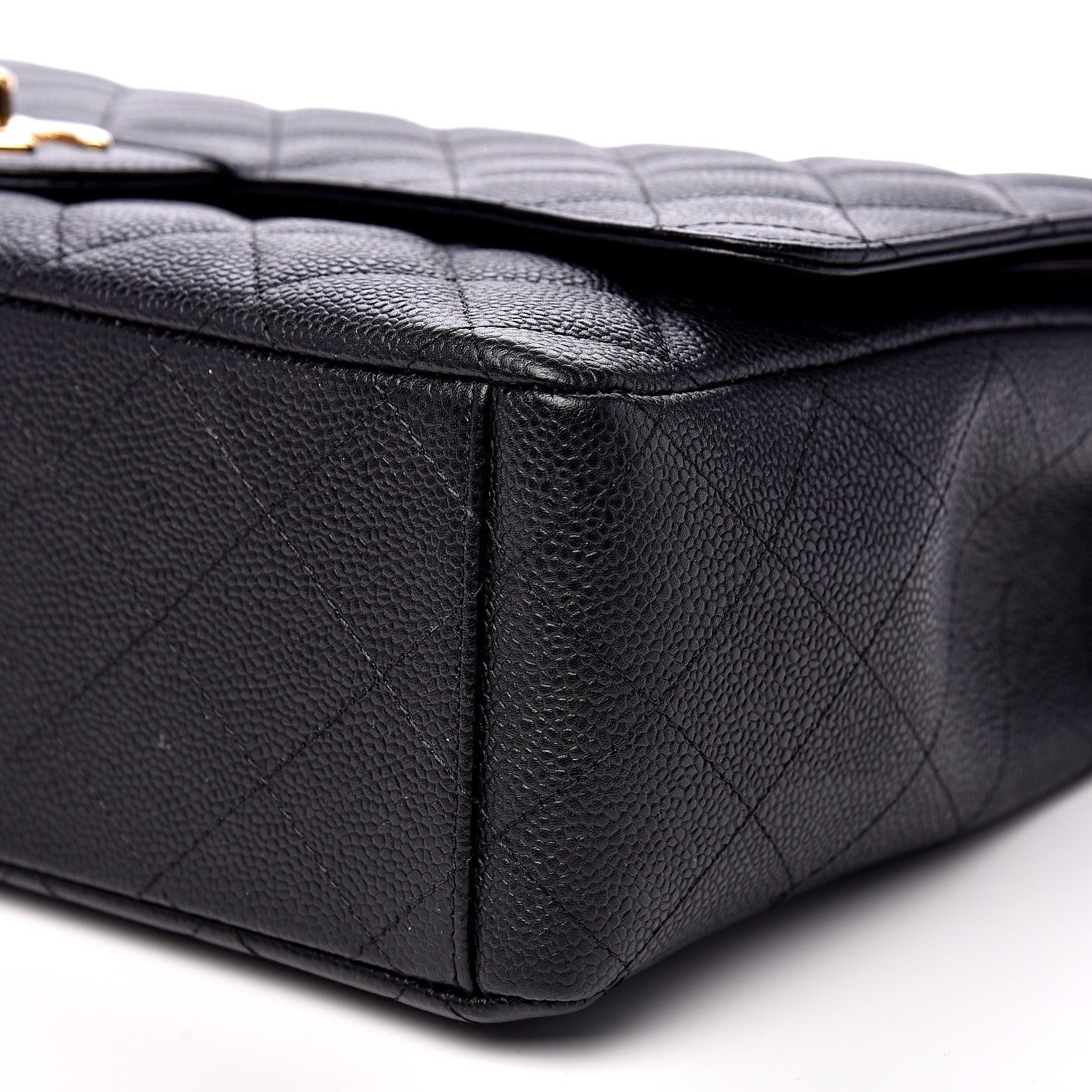 Chanel Caviar Quilted Maxi Double Flap Black 9 of 10