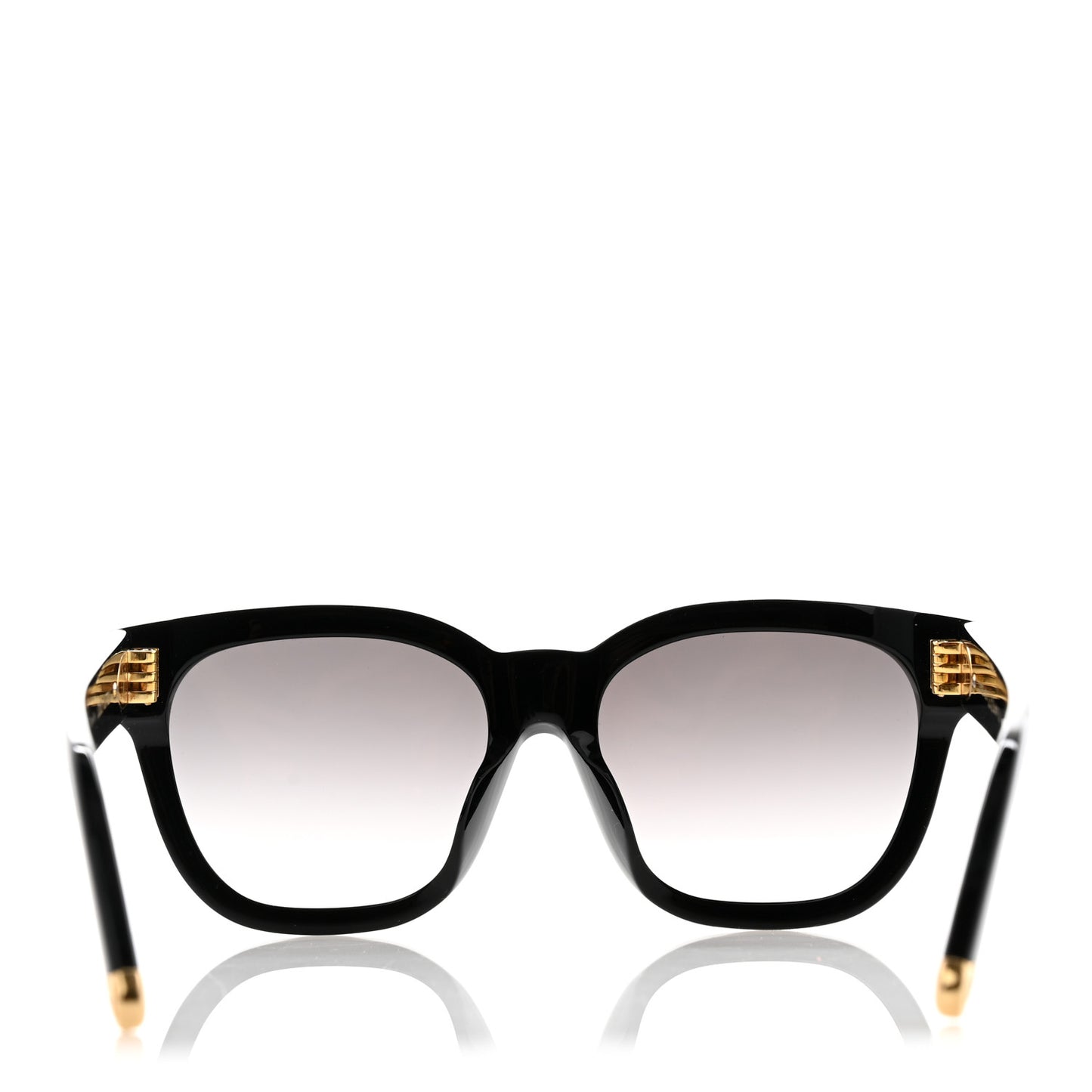 Acetate My Monogram Square Sunglasses Z1523E Black
