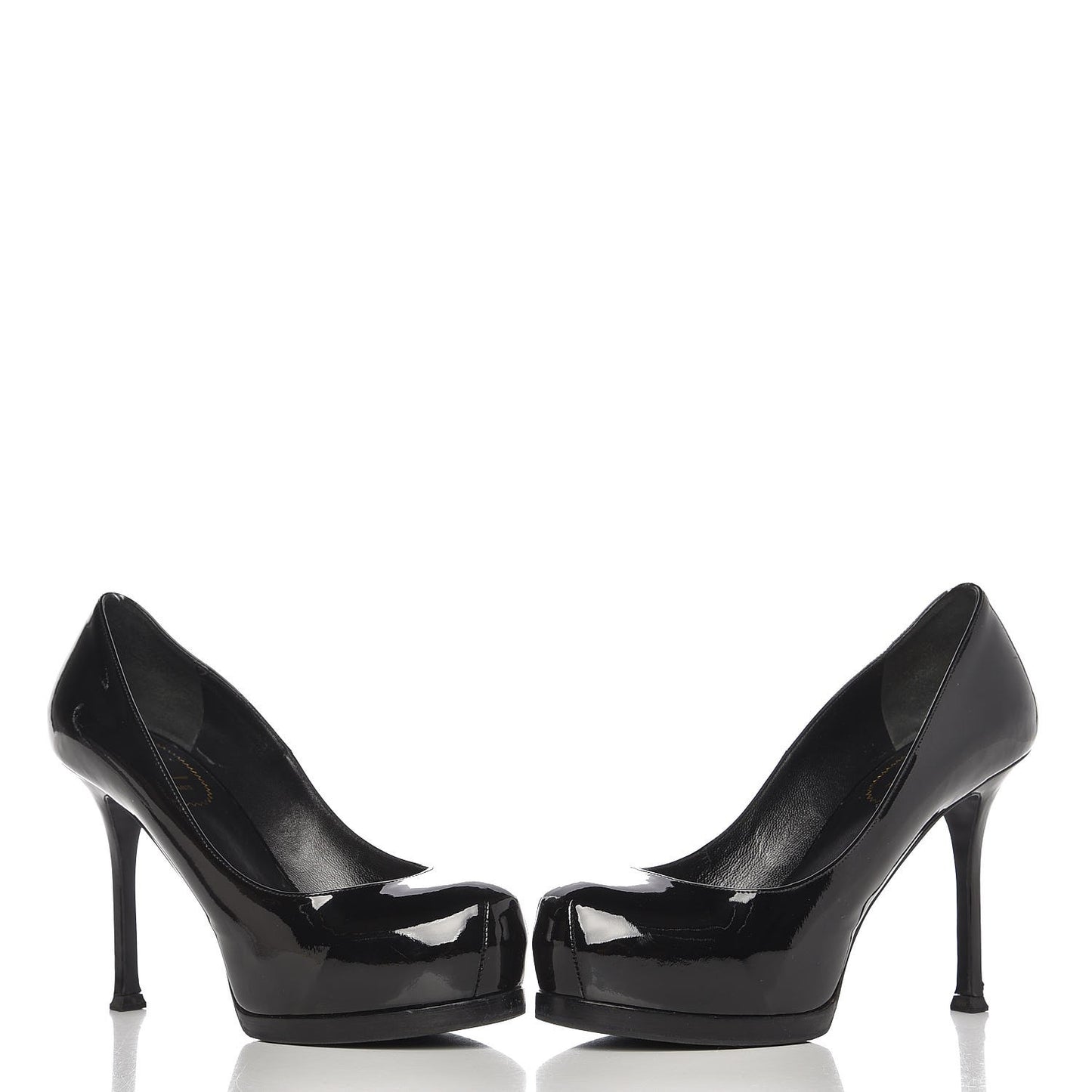 Vitello Vernice Tribtoo 80 Platform Pumps 37.5 Black