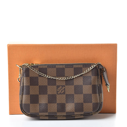 Louis Vuitton Damier Ebene Mini Pochette Accessories 8 of 8