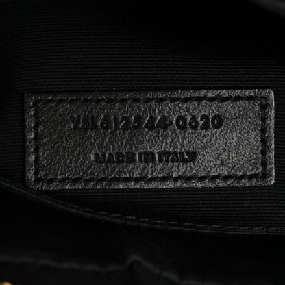 Saint Laurent Calfskin Matelasse Monogram Lou Camera Bag Dark Beige 7 of 14