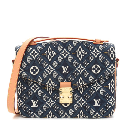 Louis Vuitton Jacquard Since 1854 Pochette Metis Blue 1 of 8