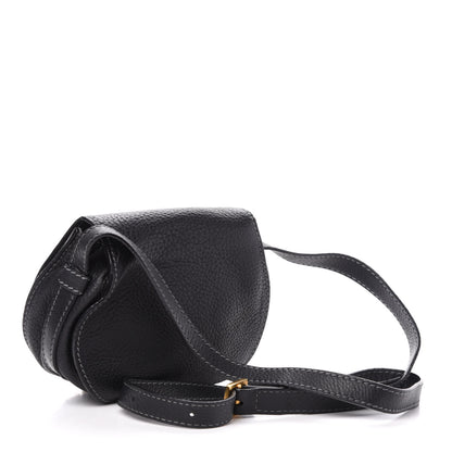Chloe Calfskin Mini Marcie Round Crossbody Bag Black 3 of 10