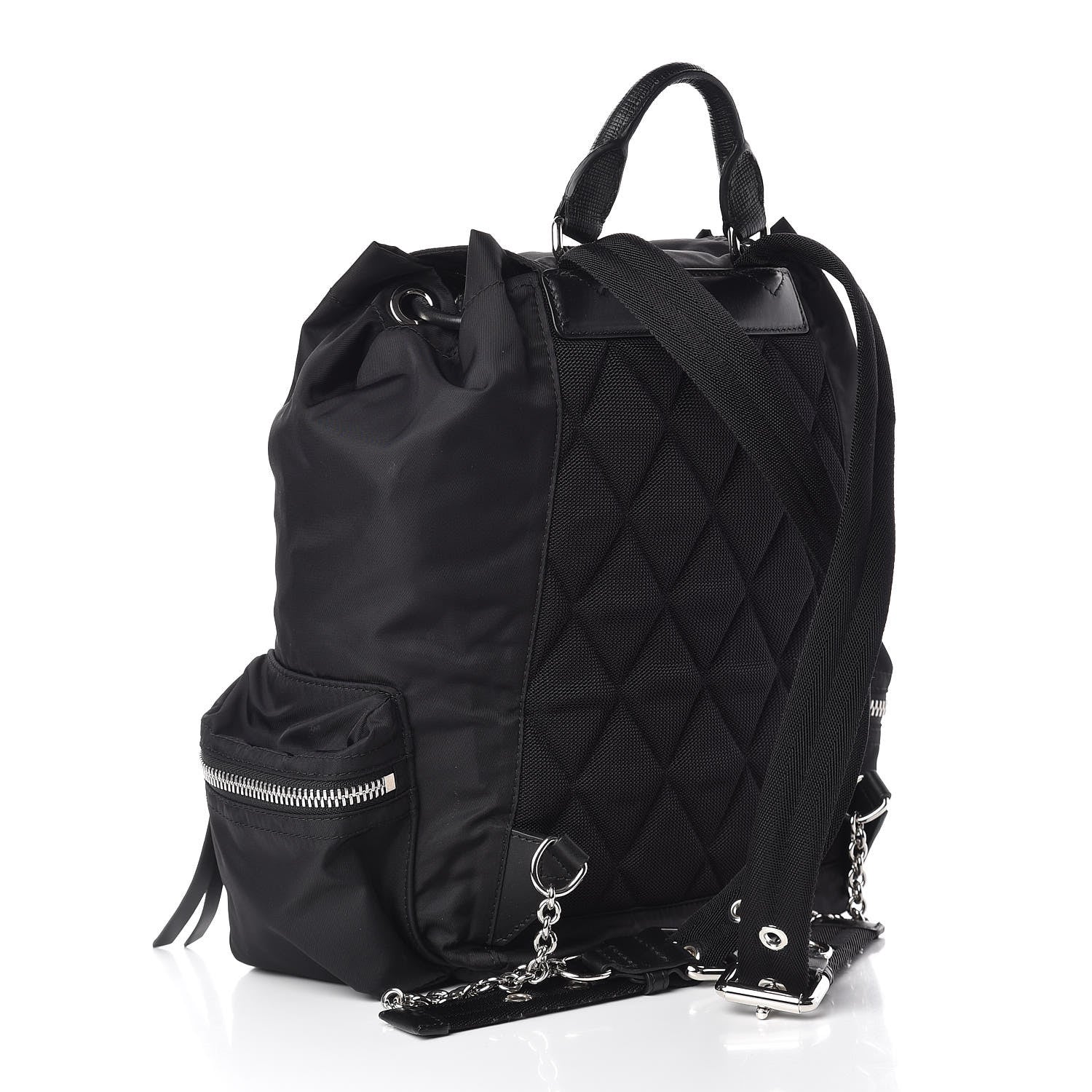 Burberry Nylon Medium Rucksack Backpack Black 3 of 10