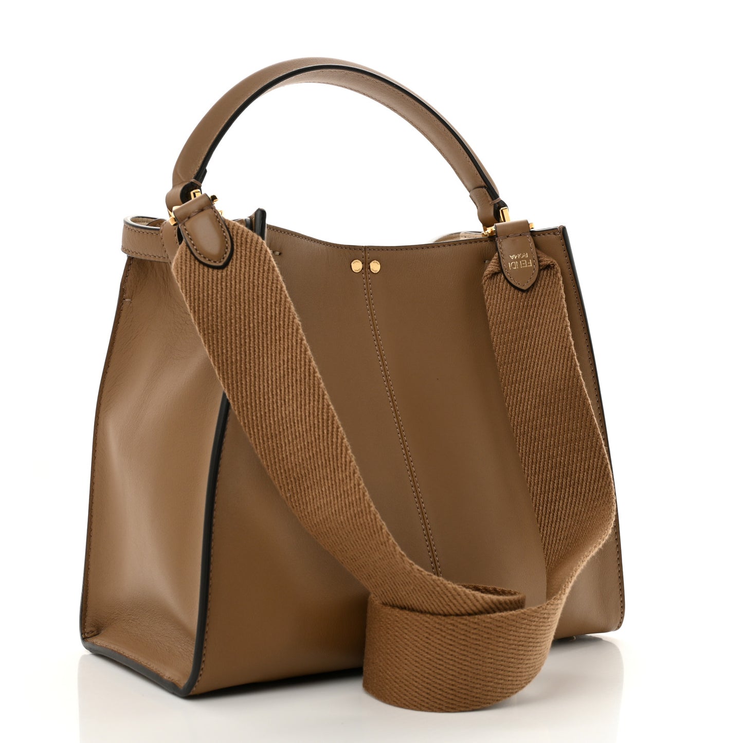 Vitello Seta Century Medium Peekaboo Mandorlo