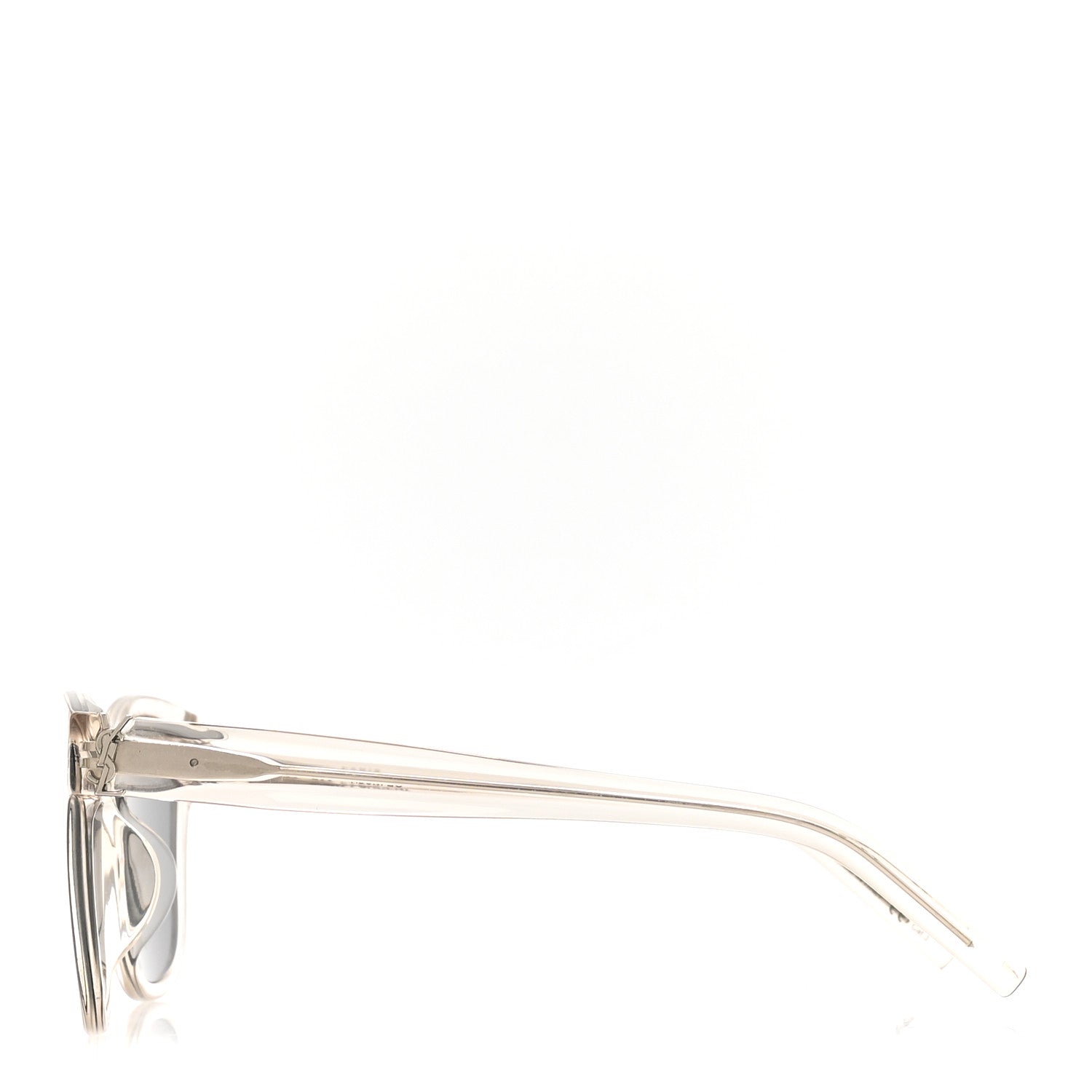 Saint Laurent Acetate Square Sunglasses SL M68 Transparent 3 of 7