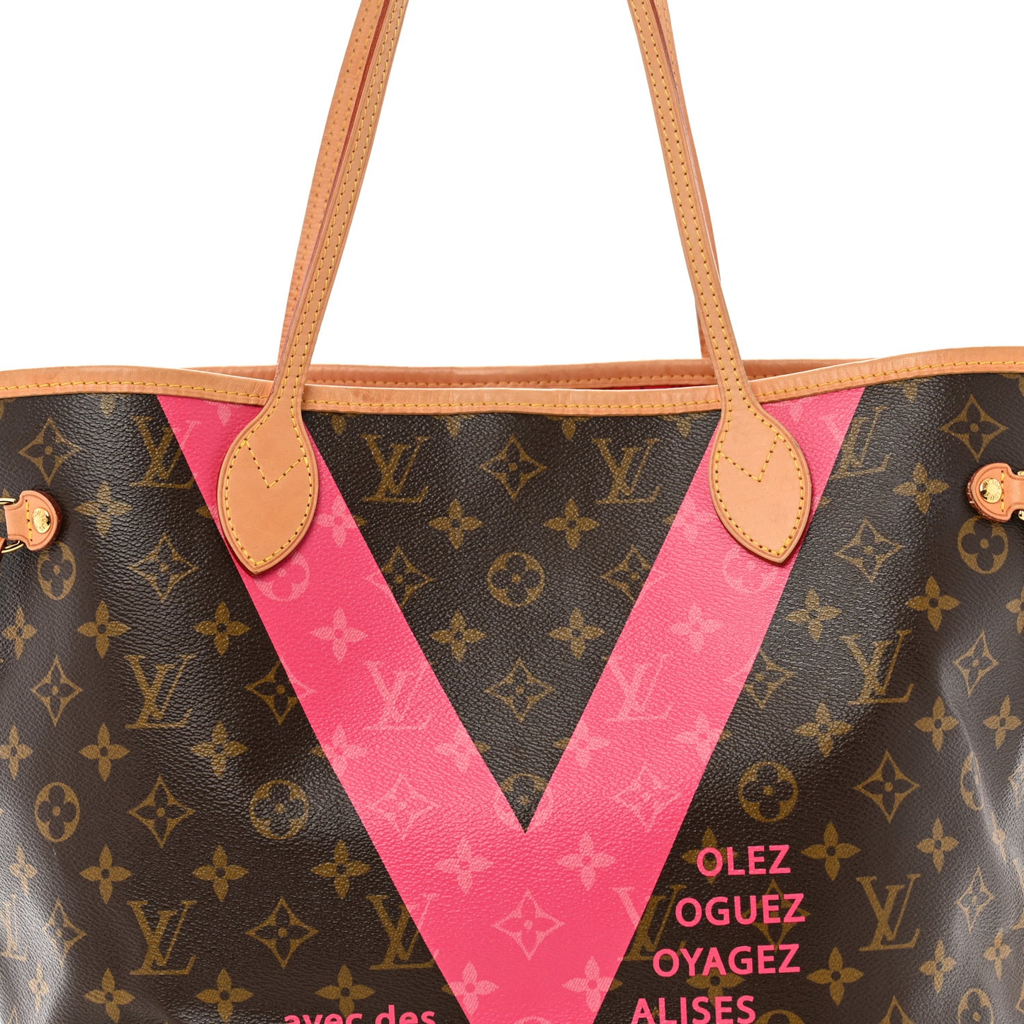 Monogram V Neverfull MM Grenade