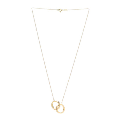 Tiffany 18K Yellow Gold 1837 Interlocking Circles Pendant Necklace 3 of 5