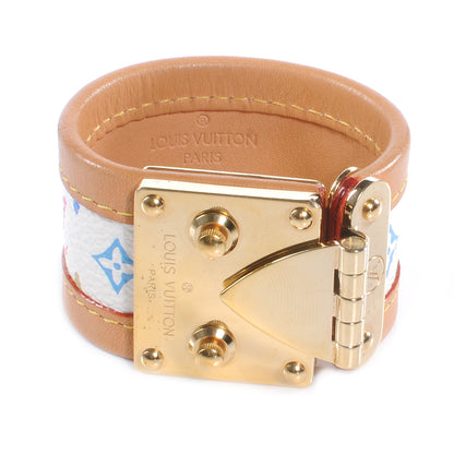 Louis Vuitton Monogram Multicolor S Lock Bracelet White 1 of 6