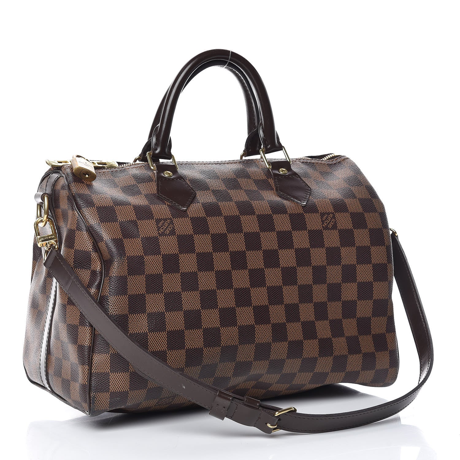 Louis Vuitton Damier Ebene Speedy Bandouliere 30 3 of 12