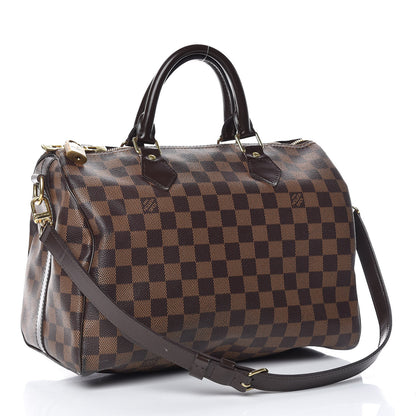 Louis Vuitton Damier Ebene Speedy Bandouliere 30 3 of 12