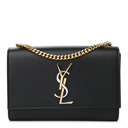 Saint Laurent Calfskin Small Monogram Kate Satchel Black 1 of 9