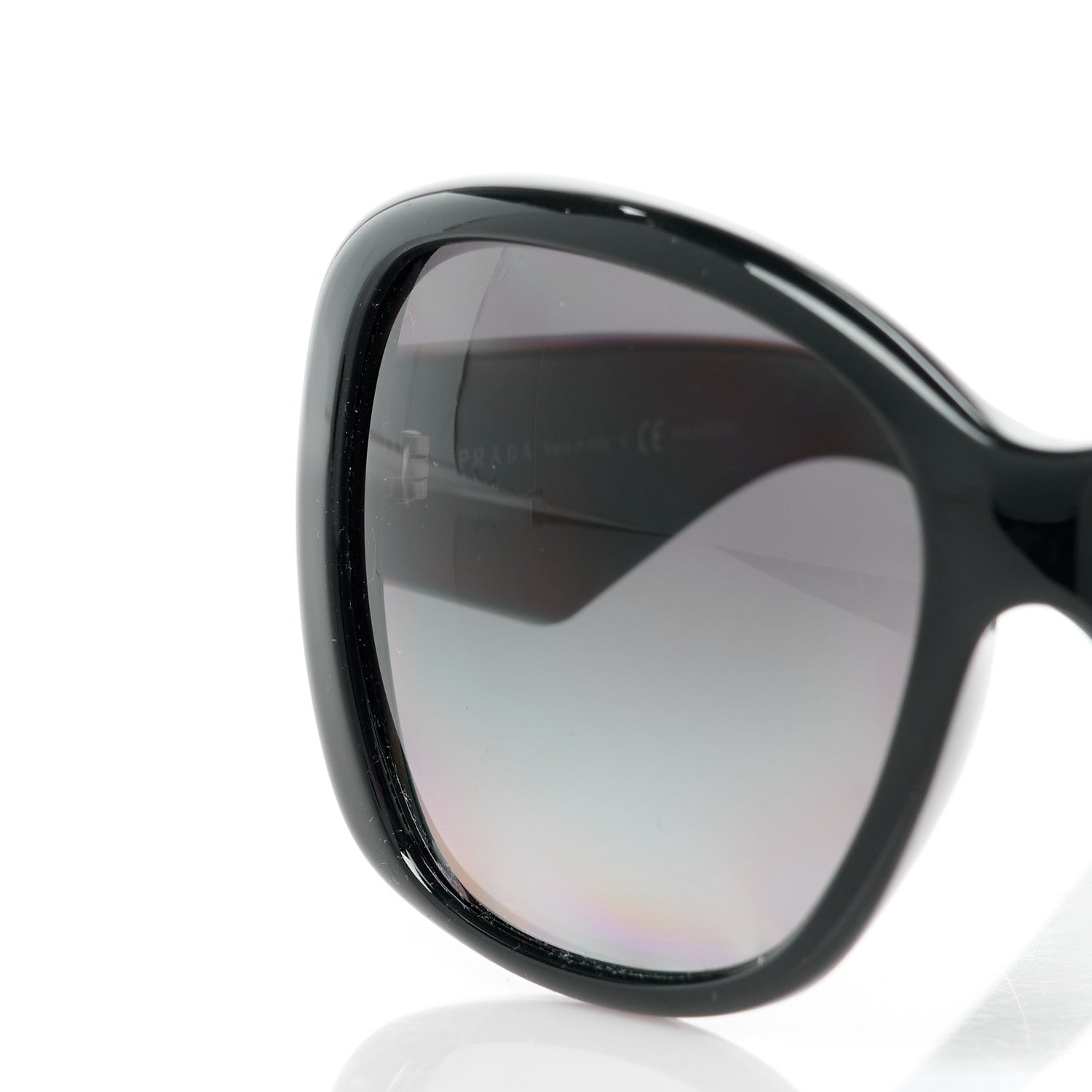 Prada Sunglasses SPR 32P Black 7 of 9