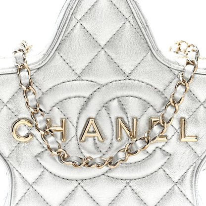 Chanel Metallic Lambskin Walk Of Fame Bag Silver 8 of 10