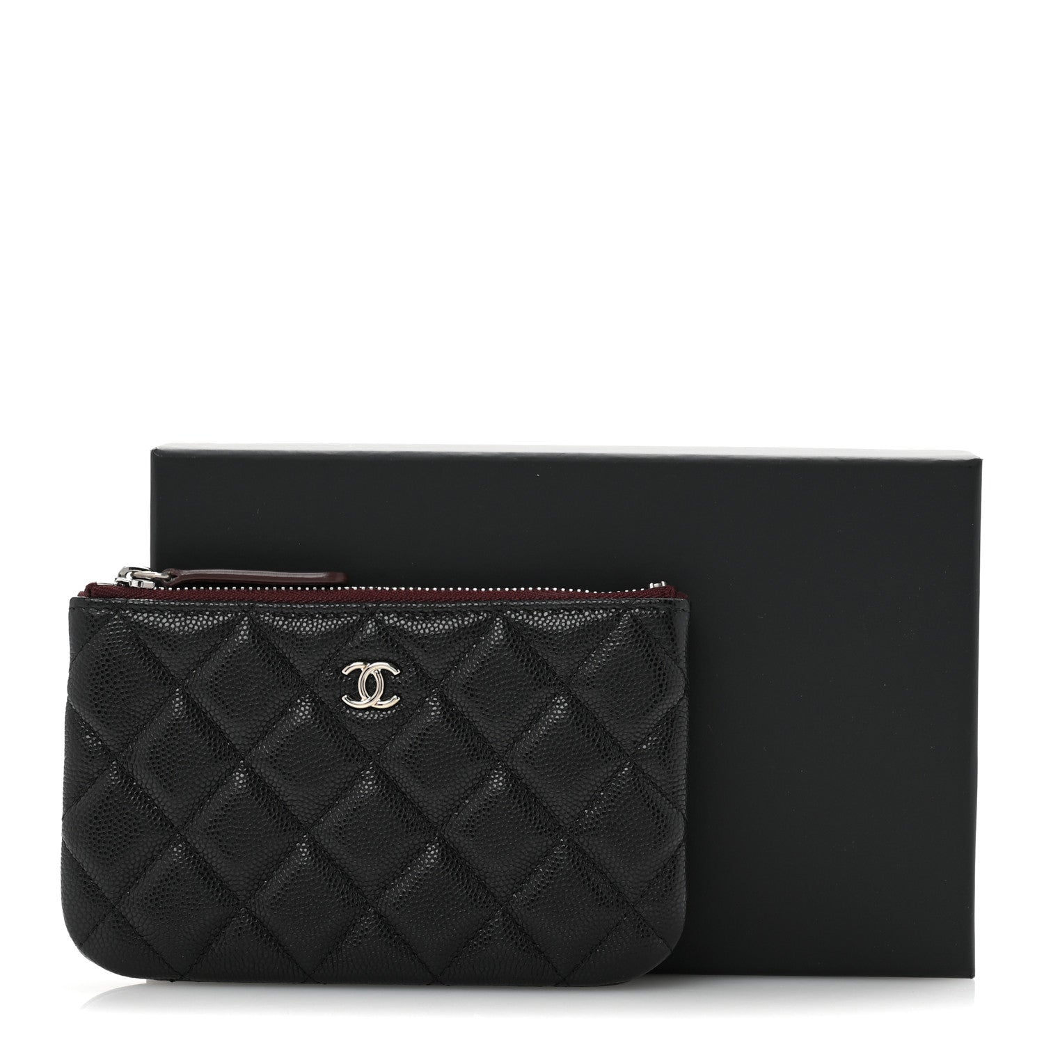 Chanel Caviar Quilted Small Pouch Black 9 of 9