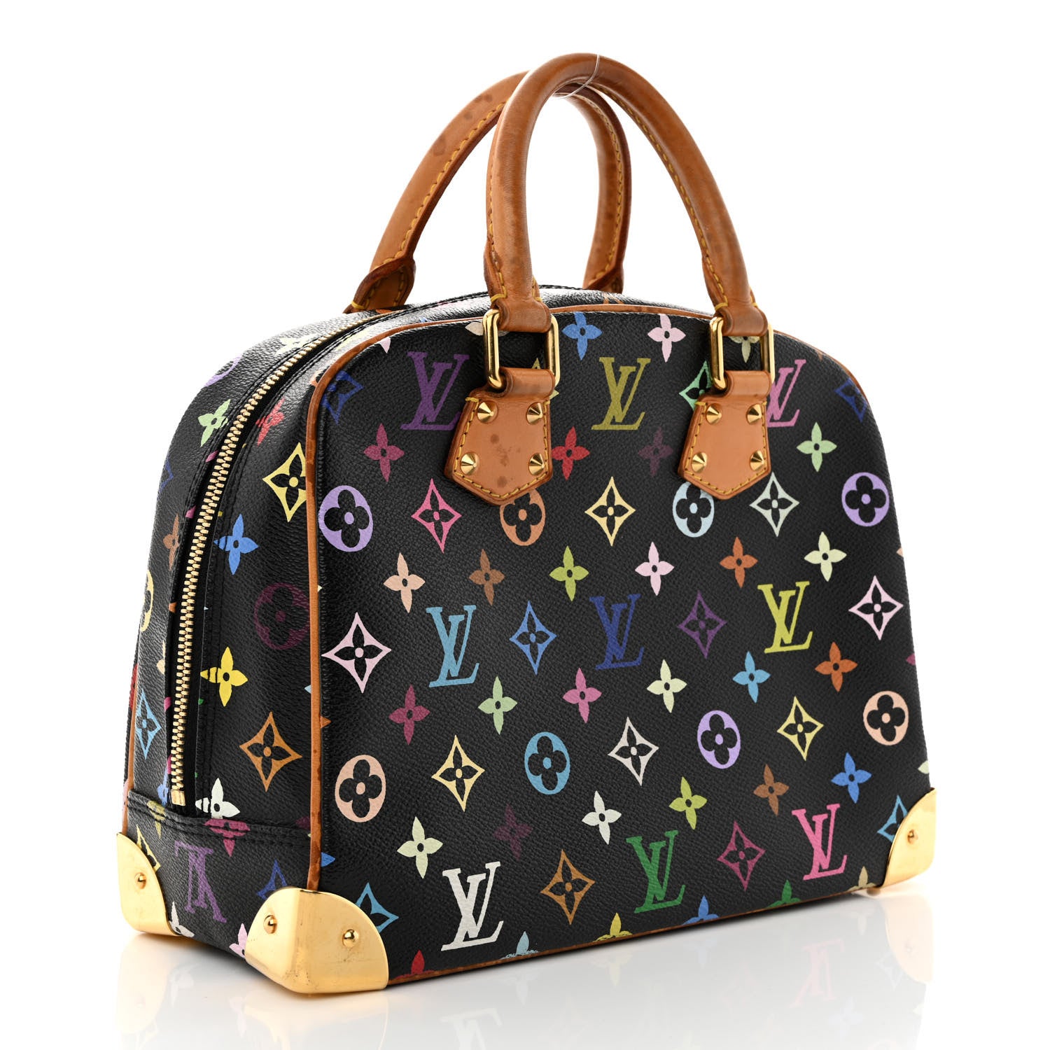 Louis Vuitton Monogram Multicolor Trouville Black 3 of 13