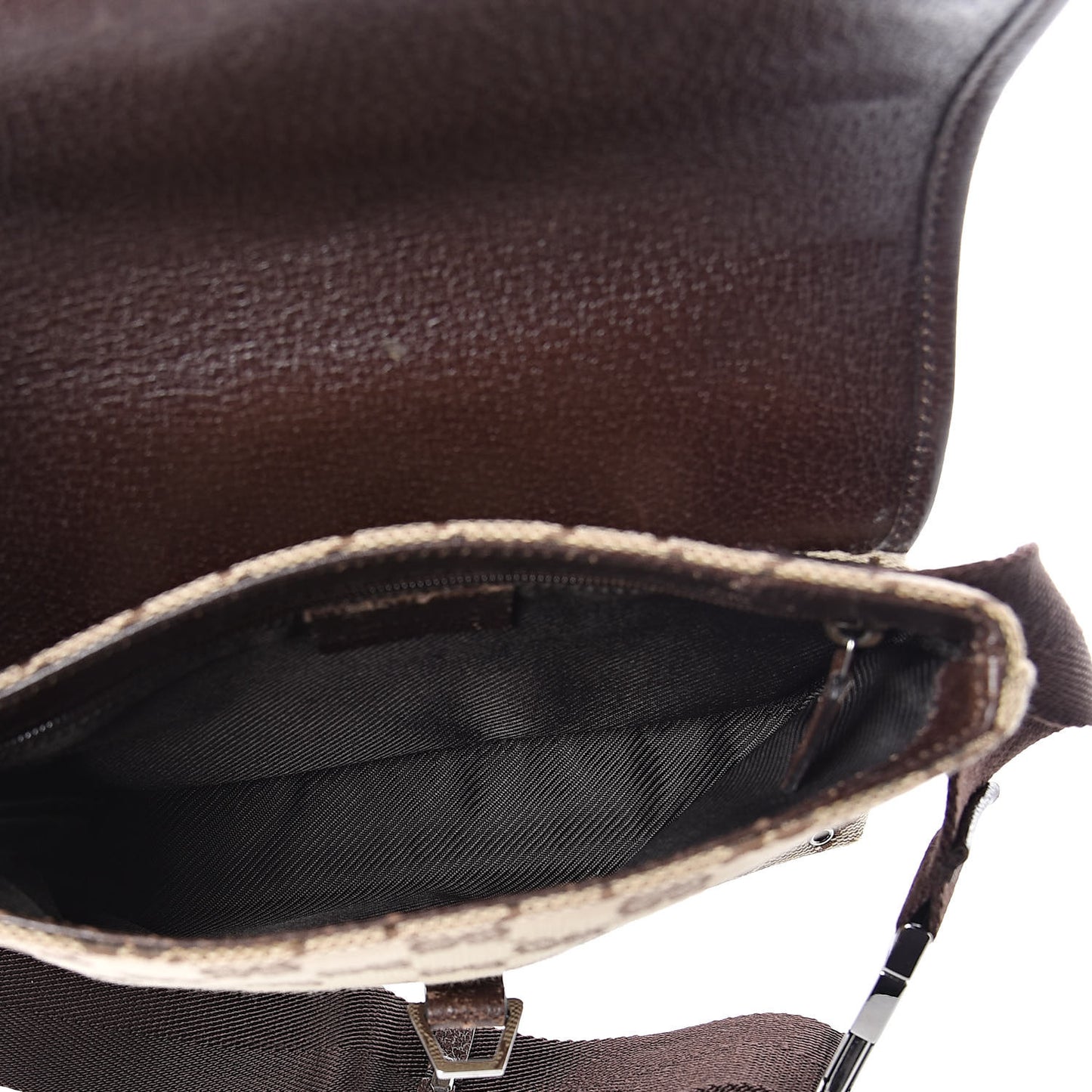 GG Monogram Flight Belt Bag Dark Brown