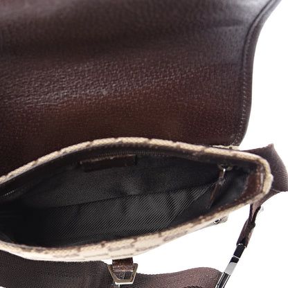 Gucci GG Monogram Flight Belt Bag Dark Brown 5 of 11