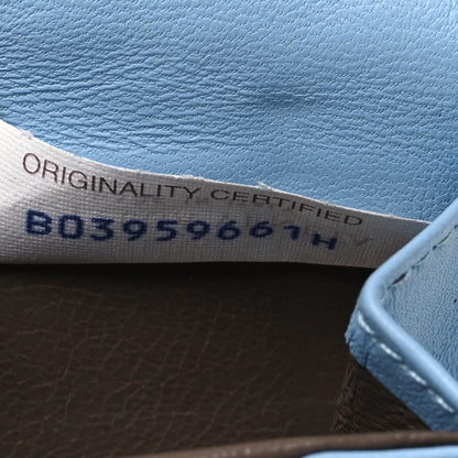 Bottega Veneta Nappa Intrecciato Continental Flap Wallet Light Blue 7 of 12
