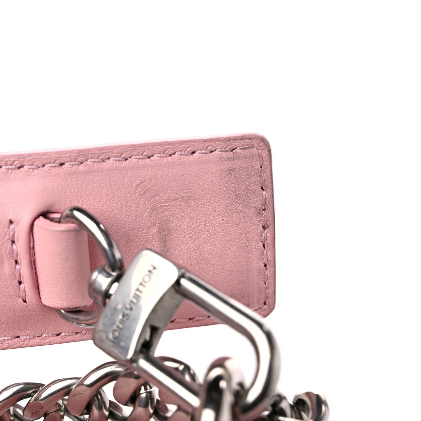 Calfskin New Wave Chain MM Smoothie Pink