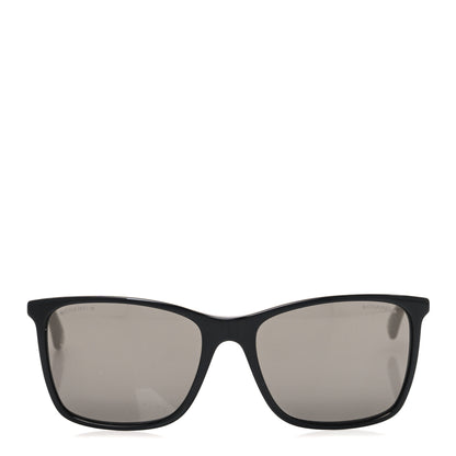 Chanel Acetate Polarized Square Sunglasses 5447-A Black Beige 2 of 8