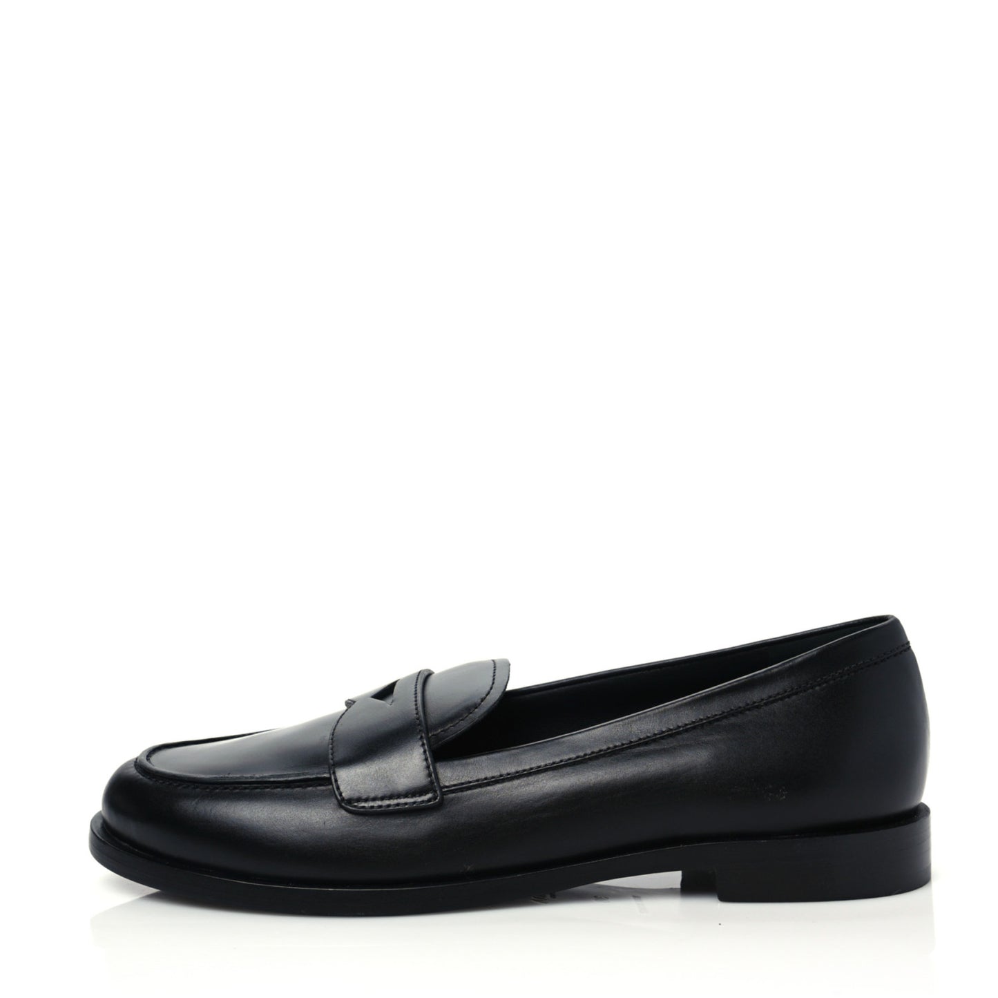 Calfskin Loafers 38 Black